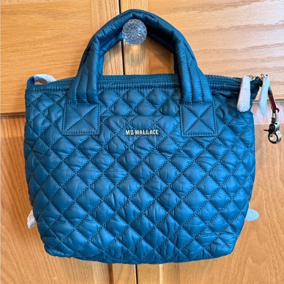 NWT MZ Wallace Small Sutton Deluxe - Emerald - Picture 1 of 6